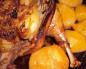 Recipe for duck with potatoes in the oven